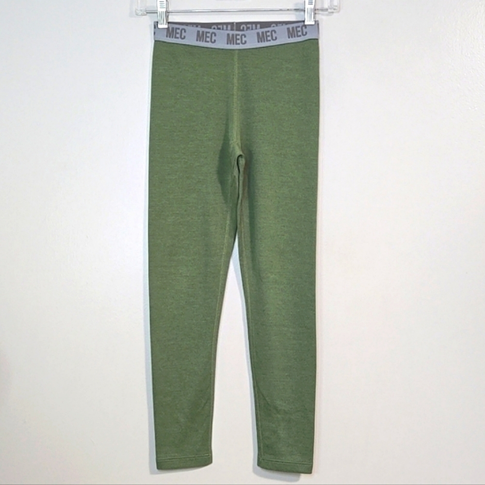 MEC Kids Olive Green Long John Underwear,  Size 7 ~ EUC